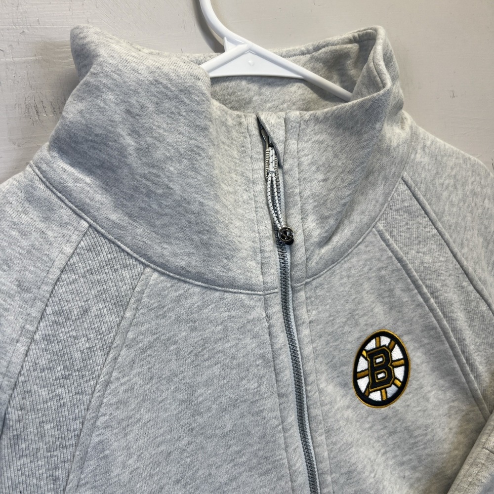 Lululemon Boston Bruins‎ Scuba Oversized Funnel Neck Pullover XL/2XL NHL